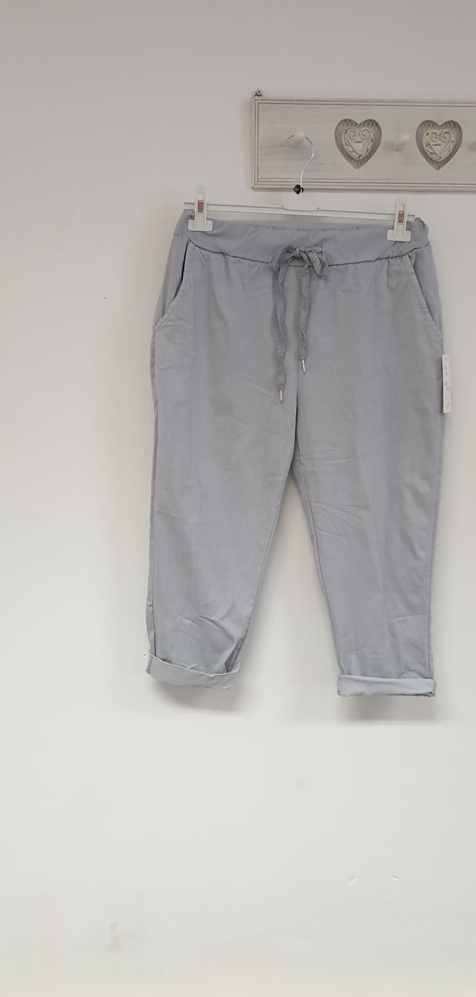 capri broek grijs code 1526 – Patty's Fashion \u0026 Shoes