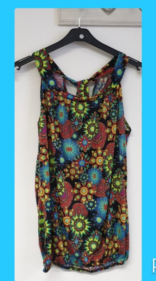 Magna haltertop a 8006 flower power