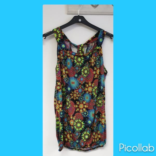 Magna haltertop a 8006 flower power